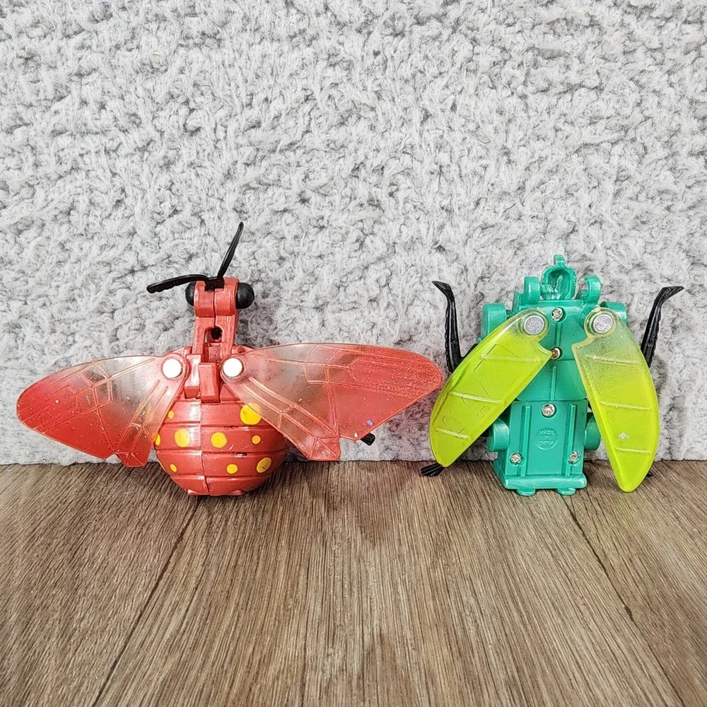 Vintage Transforming Insect Robot Lot 2 Insecto Robot Style Bug Toys 90s China